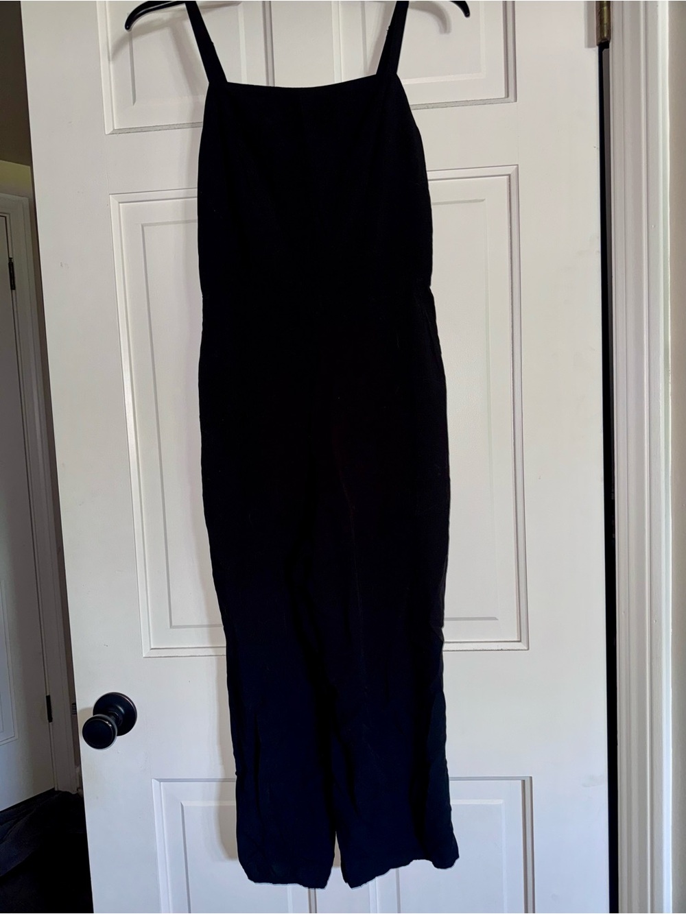 Old Navy Black Cropped Jumpsuit